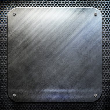 Metal template background clipart