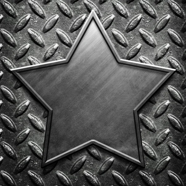 Textura estrella de metal plateado —  Fotos de Stock