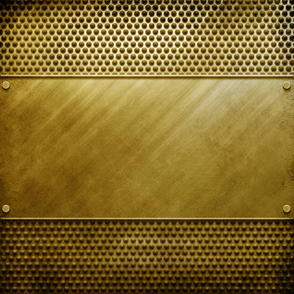 Fond de gabarit métallique (paquet doré ) — Photo