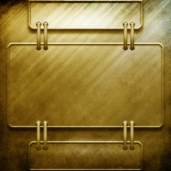 Metal şablon arka plan (altın paket) — Stok fotoğraf