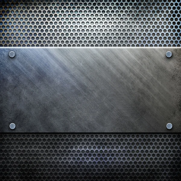 Metal template background — Stock Photo, Image