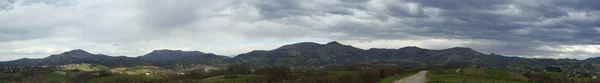 stock image Basque country panoramic view