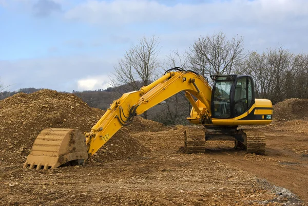 stock image Side of a mechanical shovel