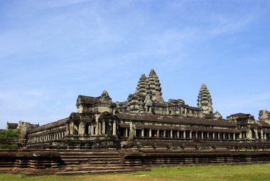 angkor wat Tapınağı görünümünü geniş köşe