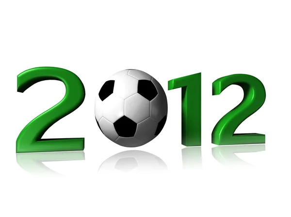 2012 voetbal logo — Stockfoto