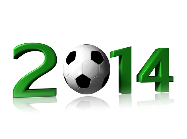 2014 축구 로고 — 스톡 사진