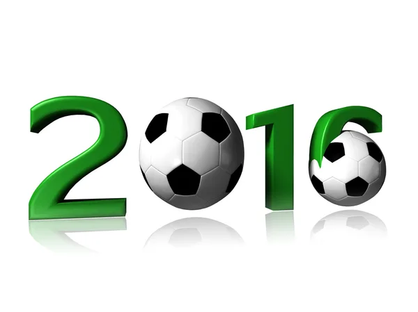 2016 サッカーのロゴ — ストック写真