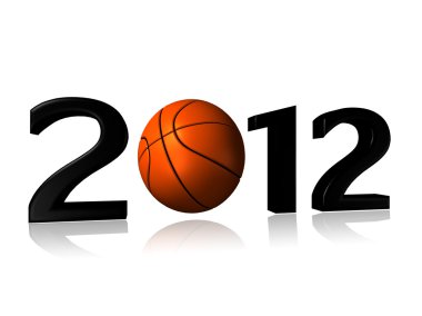 2012 basketball logo clipart