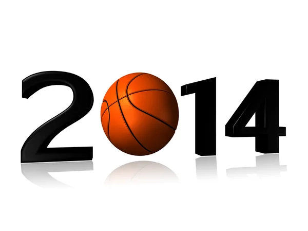 Баскетбольный логотип 2014 — стоковое фото