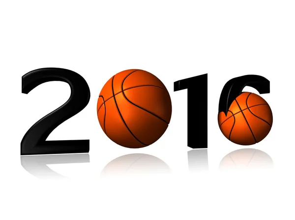 2016 basket logotyp — Stockfoto