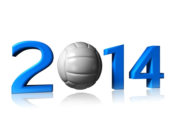 Logo de volley 2014 —  Fotos de Stock