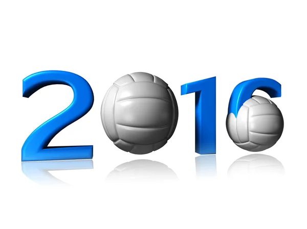 Logotipo de voleibol 2016 — Fotografia de Stock
