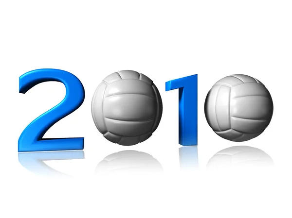 Logo volley 2010 — Foto Stock