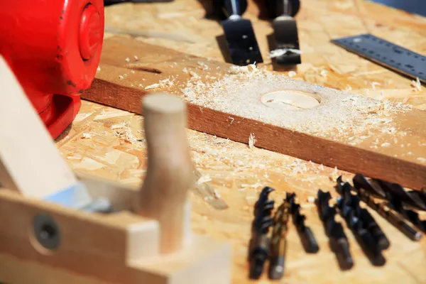 Herramientas de carpintería — Foto de Stock