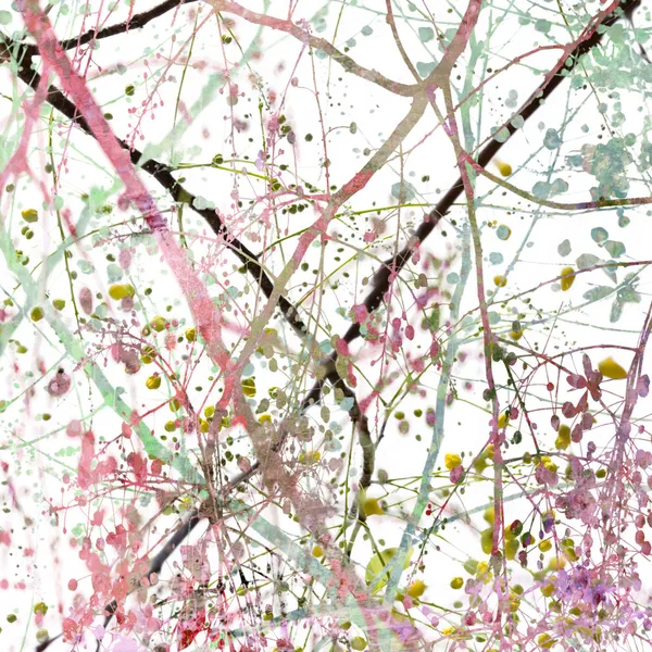 Grunge-Blüte abstrakt — Stockfoto