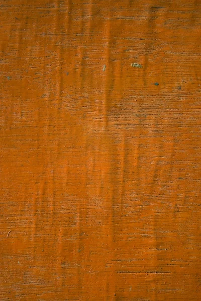 Oranžové malované staré pokřivené překližky — Stock fotografie