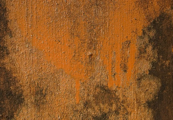 Orange bemalte Grunge-Wand — Stockfoto