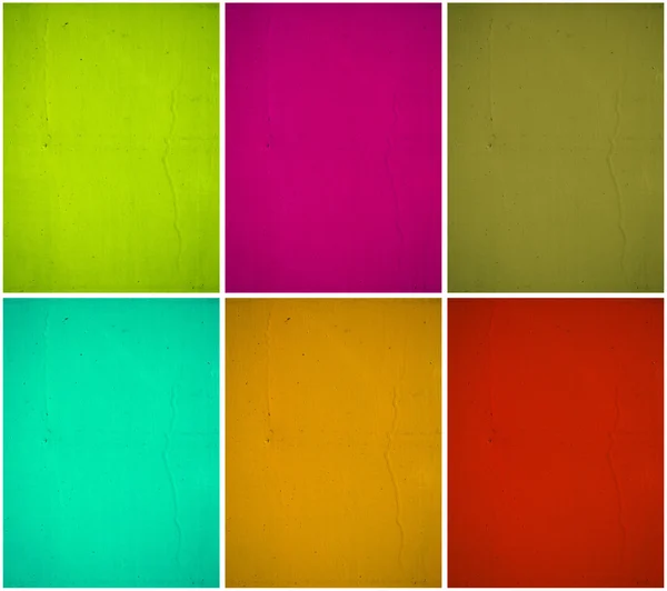 Colorful painted wall background set — Stock Photo, Image