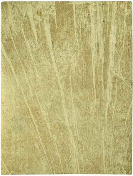 Cracked brown and cream wood style paper isolated — Stock Photo, Image