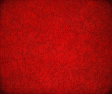 Antique cracked red leather background clipart