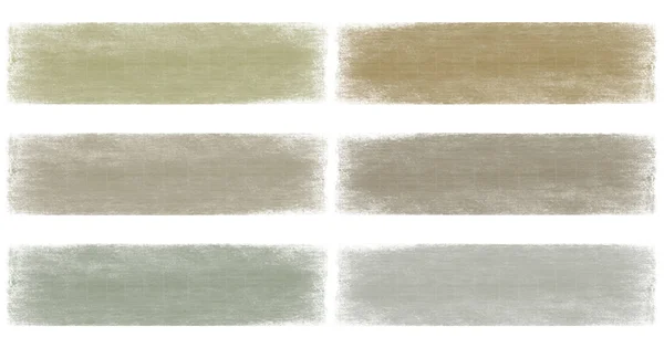 Neutral earth and grey faded grunge banner set — Stock Photo, Image