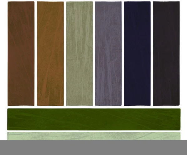 Jorden och tillväxt texturerat banner färguppsättning — Stockfoto