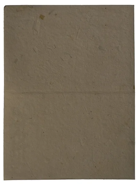 Διπλωμένο χαρτί χειροποίητα από γυναικούλας απομονωθεί — Φωτογραφία Αρχείου