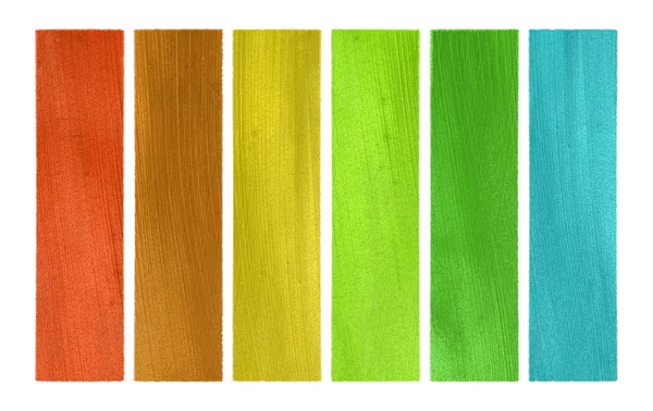 Sommer und Holztöne Kokosnusspapier Banner-Set — Stockfoto