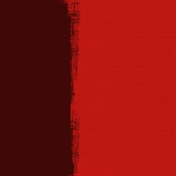 Grungy dark box on red ribbed handmade — Stock Photo, Image