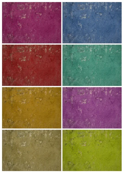 다채로운 홀리 그런 지 벽 세트 — 스톡 사진