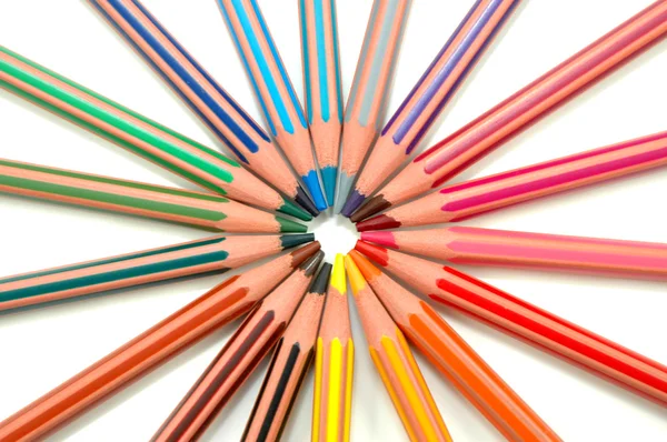 铅笔彩虹 — 图库照片