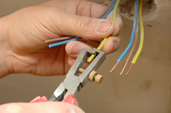 Repair the outlet — Stock Photo, Image