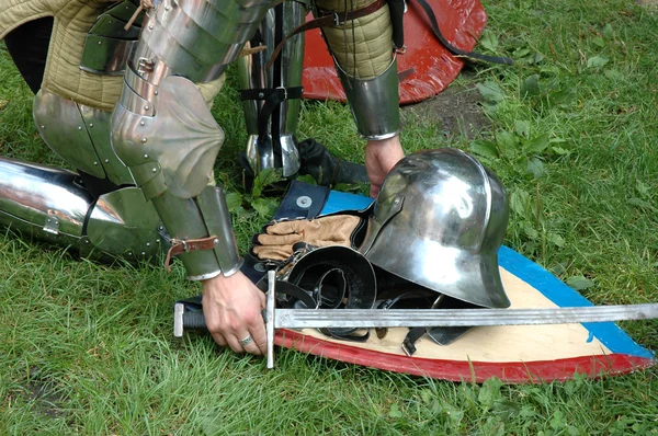 Рыцарское оружие — стоковое фото