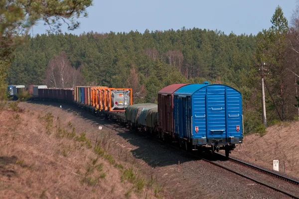 Tren de mercancías —  Fotos de Stock