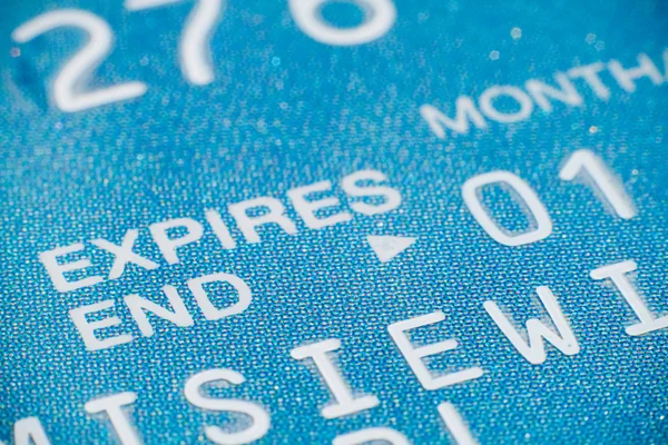Close-up van een kredietkaart — Stockfoto