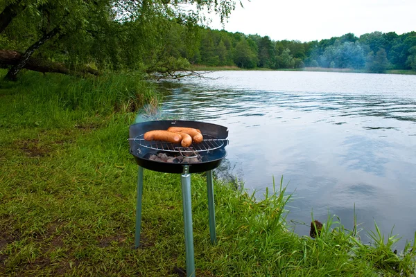 stock image Grilling at summer weekend