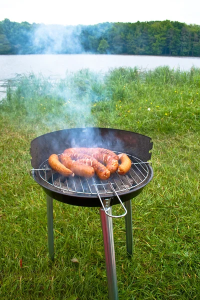 stock image Grilling at summer weekend