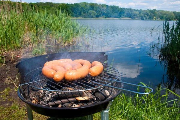 Stock image Grilling at summer weekend