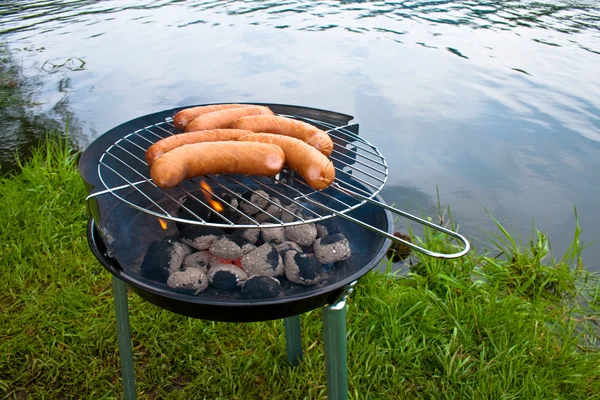 Stock image Grilling at summer weekend