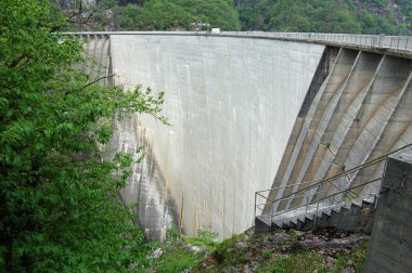 Dam in Verzasca Valley clipart