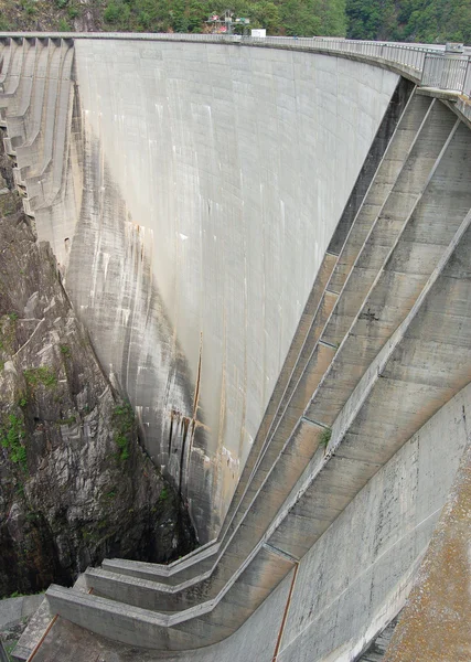 Dam in Val Verzasca (Tessin - Switzerland) — Stock Photo, Image