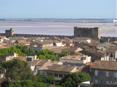 Provence city of Aigues-Mortes clipart