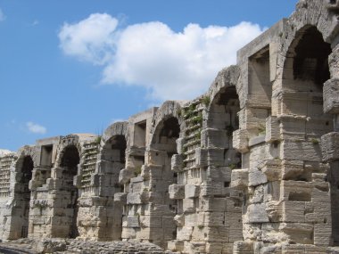 Roman arenas in Arles clipart
