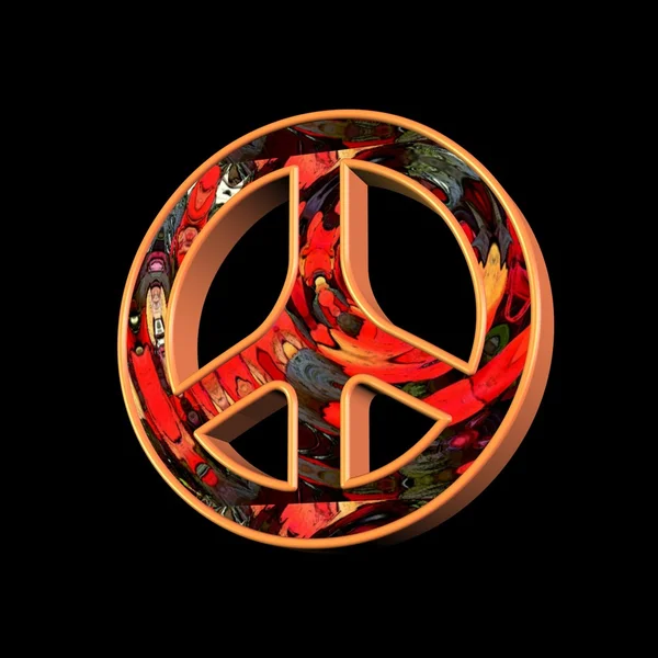 Sevgi ve barış sembolü — Stok fotoğraf