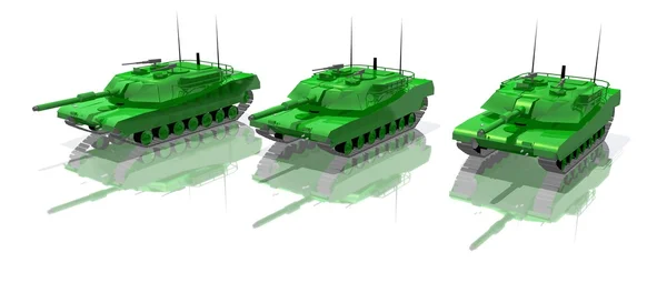 Green tanks — Stock Photo, Image