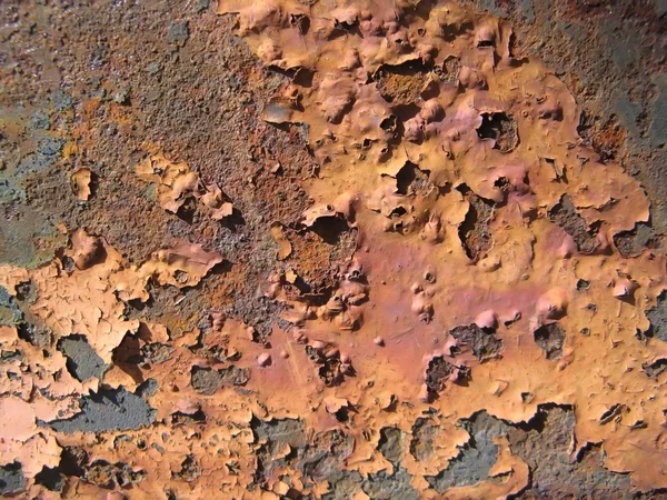 Scaled painting and rust — Stock Photo, Image
