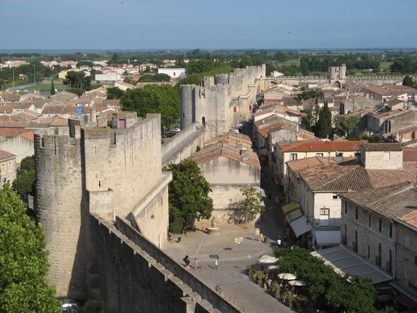 Provence város aigues-Mortes térképén — Stock Fotó