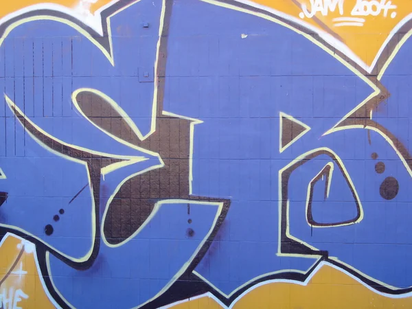 Gros plan sur les graffitis — Photo