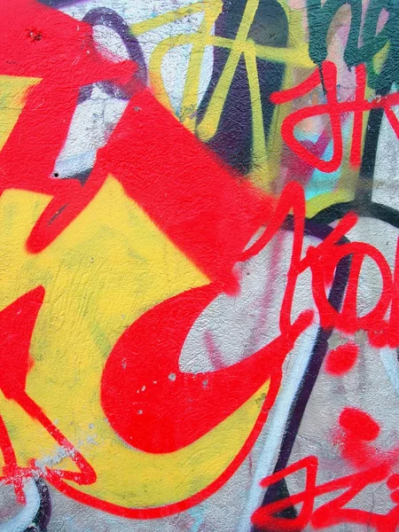 Абстрактные граффити — стоковое фото