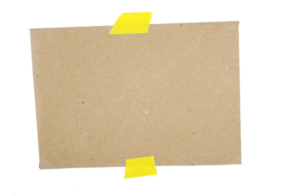 Pedaço de papel reciclado — Fotografia de Stock